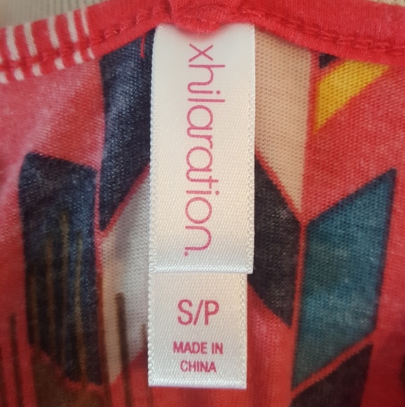 Xhilaration Long Summer Pink w/Arrows Dress Small - Picture 4 of 7